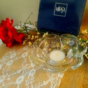 Mikasa Cleat Glass Tea Light